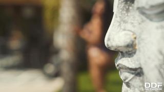 Poolside onanism sesh