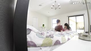 Step-Sister takes advantage of that fuckpole