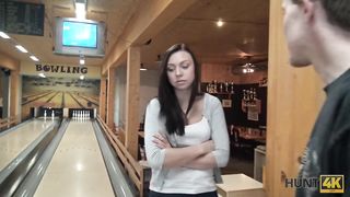 Bowling alley hotwife