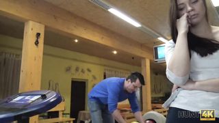 Bowling alley hotwife