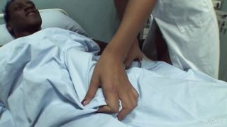 Ebony boy got a superb sucky-sucky from a trampy dark-haired and then porked her taut backside