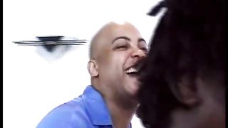 Insatiable housewife is having an multiracial three way with 2 dark-hued boys she enjoys a bunch