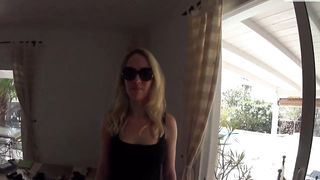 Super-Fucking-Hot Deutsch Blondine Auf Terrasse Internal Ejaculation Gefickt