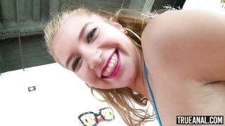 Lovely honies, Arya and Riley are having ass-fuck orgy during a 3some, at a pornography movie audition