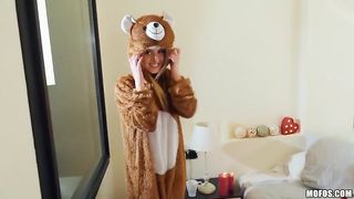 Jordi is pulverizing Rebecca's donk after she anxiously gargled his fuck-stick finer than his gf