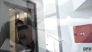 Crazy wifey is cuckolding her spouse every once in a while, because it arouses her a pile