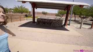 Rollerblading hottie railed 2