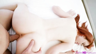 Smallish sandy-haired dreamed to do yoga but completed up getting screwed rock-hard, from the back