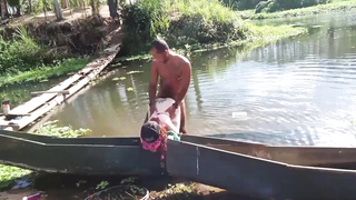 QUICOU GOSTOSO NO MEU PAU DENTRO DO BARCO