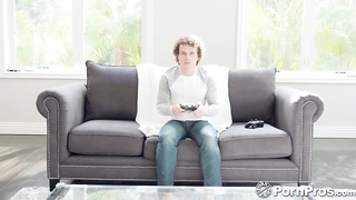 Ultra-Cute dark-haired is railing a rock rigid fuckpole like a professional, after getting her poon ate