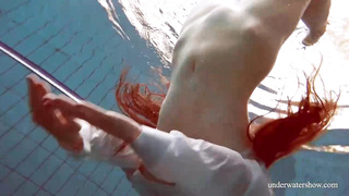 Russian stunner with hard cupcakes, Lola is swimming fully nude, because it always perceives so great