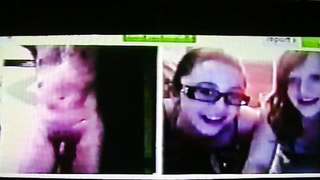 2 horny College girls jaw-dropping delight for my hot flash (+ sound )