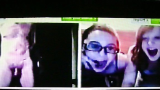 2 horny College girls jaw-dropping delight for my hot flash (+ sound )