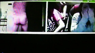 Horny College girls sent hysterical by my hot show (+ sound )