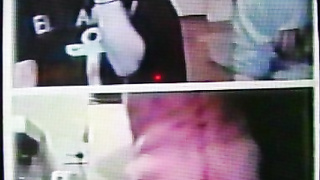 Horny College girl admires my dirty hot show (+ sound )