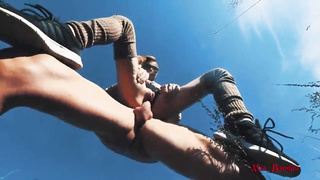 SPUNKY TEAR UP IN THE NEW AIR EXTRAORDINAIRE PICNIC WITH MEATY MANSTICK