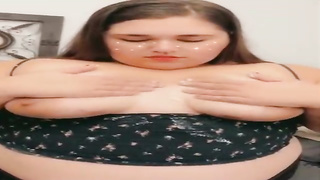 Plump woman is loving while having casual fuck-fest with a wild stud from the vicinity