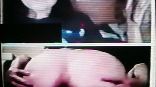 2 College girls smile & wave seeing my strip show