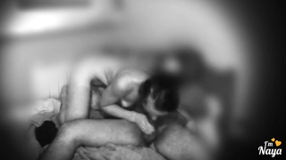 Torrid, first-timer honey is anxiously deepthroating her neighbor's rock firm manhood while he is licking her up