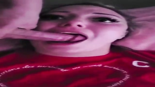 Fetching dame is anxiously gargling her step- brutha's rod and luving while he is gobbling her up