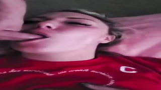 Fetching dame is anxiously gargling her step- brutha's rod and luving while he is gobbling her up