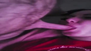 Fetching dame is anxiously gargling her step- brutha's rod and luving while he is gobbling her up