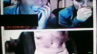 2 brunette College girls can't resist seeing my strip show