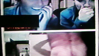 2 brunette College girls can't resist seeing my strip show