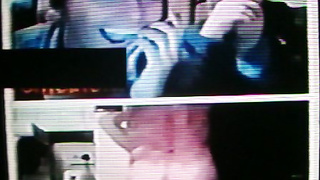 2 brunette College girls can't resist seeing my strip show