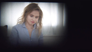 Puny boobed towheaded is making out with her paramour and hoping to get torn up from the back