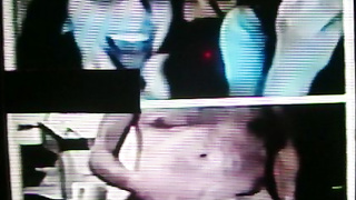 2 brunette College girls give sexy gestures to my strip show