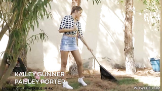 Gizelle Blanco and Katie Kush are groaning while doing the posture sixty nine, because it senses so excellent