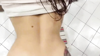 Hottie Passion Bangs Vigorously With Paramour In The Douche - Fledgling Flick