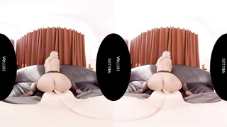 Rachael is a smoking torrid, towheaded doll who is about to flash us her man sausage railing routine