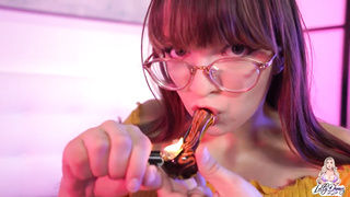 Pornbabes Smoke and Give Each Other Shotguns