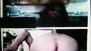 Hysterical College girl loves my strip show (+ sound )