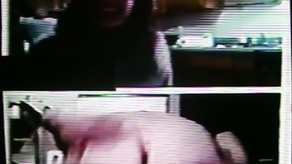 Hysterical College girl loves my strip show (+ sound )