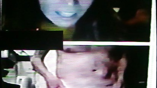 Dirty College girl gets a closer look at my strip show