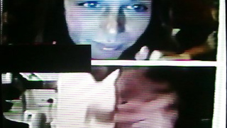 Dirty College girl gets a closer look at my strip show