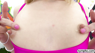 Aliya Brynn is a sloppy minded ash-blonde lady with little baps who loves romp with black boys