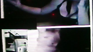 Young College girl laughs & waves watching my strip show