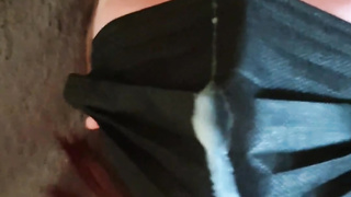 TABOO stepdaddy and daughter-in-law lockdown led to ultra-kinky facial cumshot!