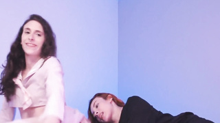 Sucking A hard Tranny Cock