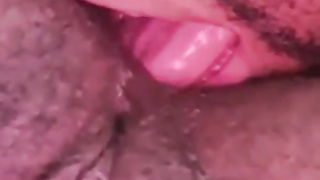 Inhaling vagina tongue humping her culo close up