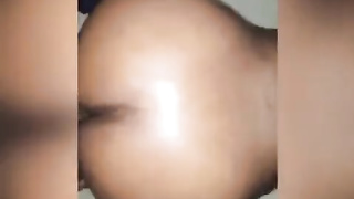 Thick African Ass Taking that fuckpole again