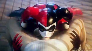 Harley Quinn is regularly making love with various superheroes, because it always senses so fine