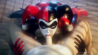 Harley Quinn is regularly making love with various superheroes, because it always senses so fine