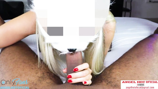 Anal Invasion orgy lovin’ towheaded is throating her paramour's jizz-shotgun in a POINT OF VIEW fashion, before getting boned