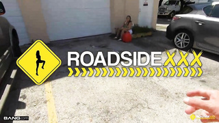 Black dude enjoys to stick his large pink cigar into a cock-squeezing butt of a whorey, white woman