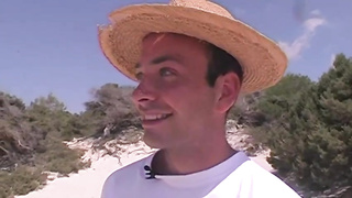 Frolic blond stunner went to Mallorca and finished up having gang intercourse with random people